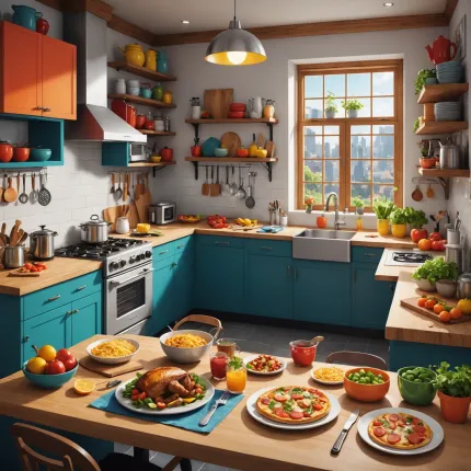 Игры и кулинария: Как совместить увлекательное времяпрепровождение с полезными знаниями о еде